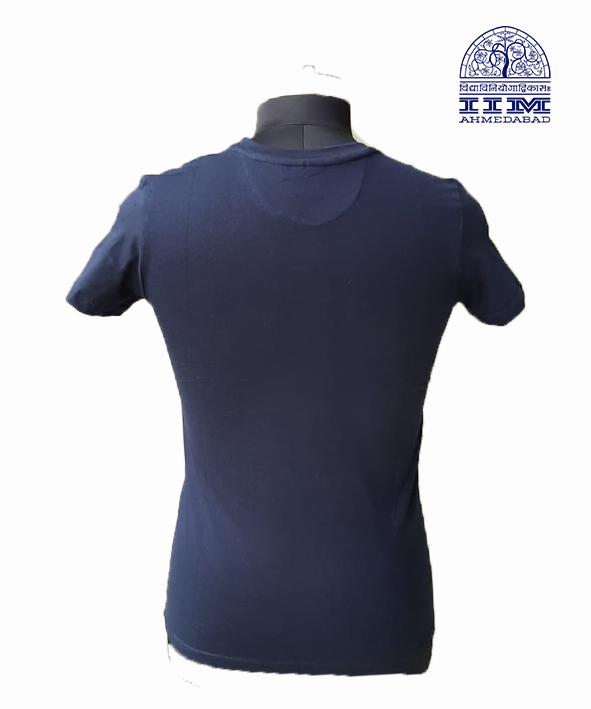 Round Neck Navy Blue with IIMA