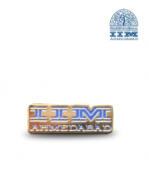 Lapel Pin Gold Blue Small