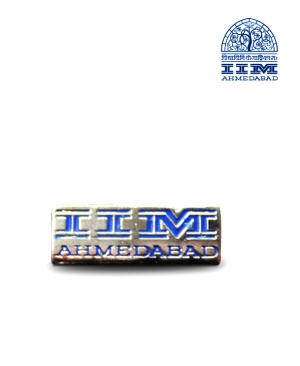Lapel Pin Silver Blue Small