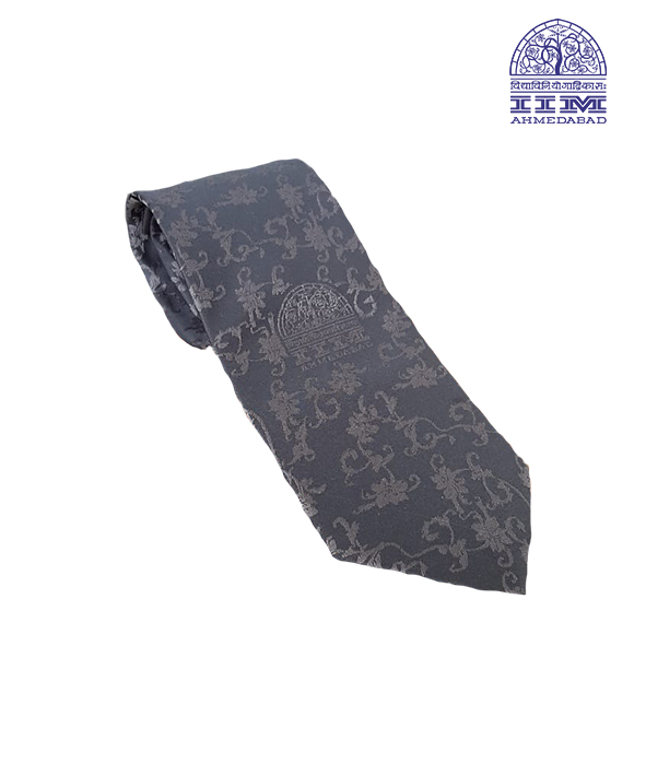 Tie Silk Grey Jacquard
