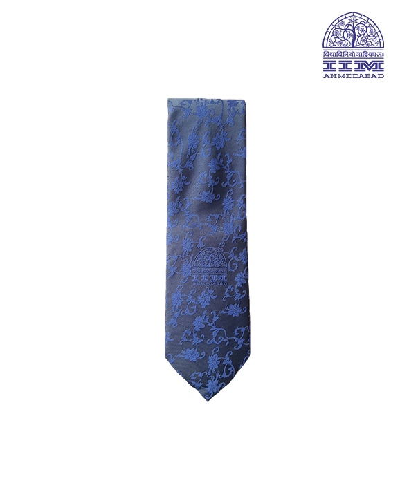 Tie Silk Blue Jacquard