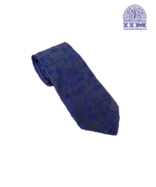 Tie Silk Blue Jacquard