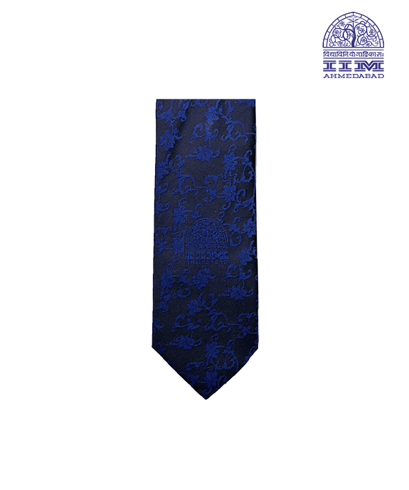 Tie Silk Blue Jacquard