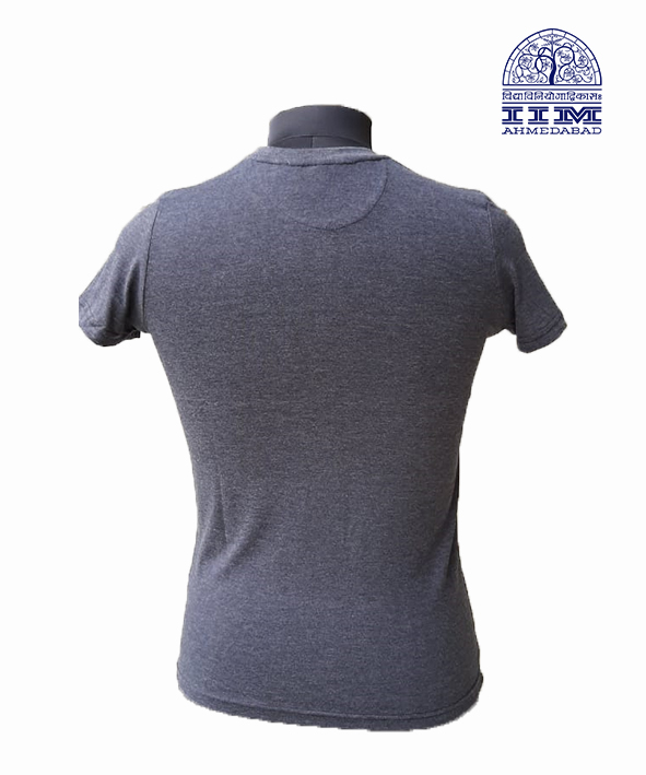 Round Neck Charcoal With IIMA