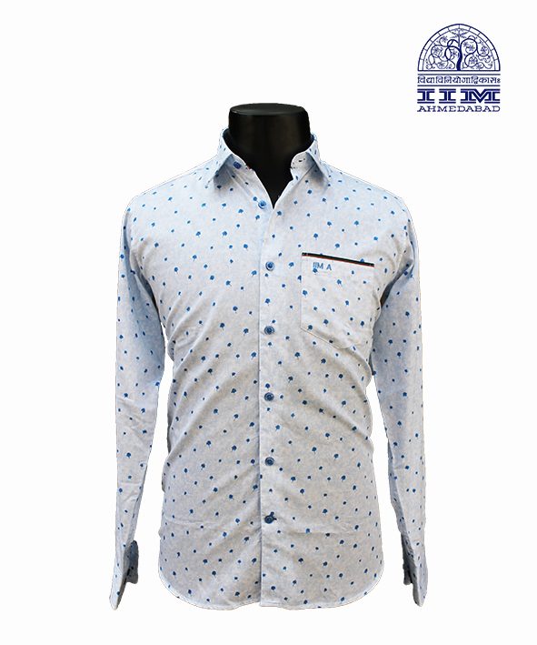 Komfort Premium Cotton White with Blue