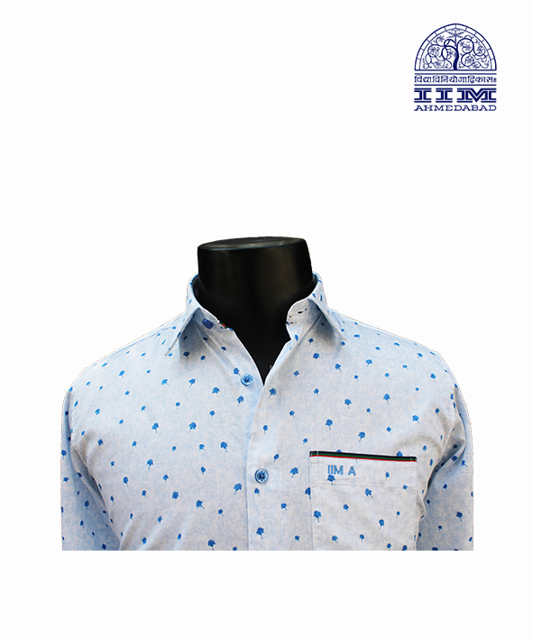 Komfort Premium Cotton White with Blue