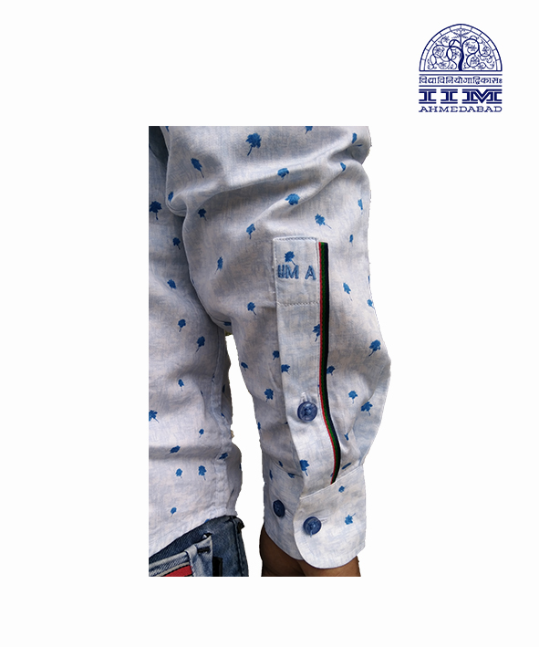 Komfort Premium Cotton White with Blue