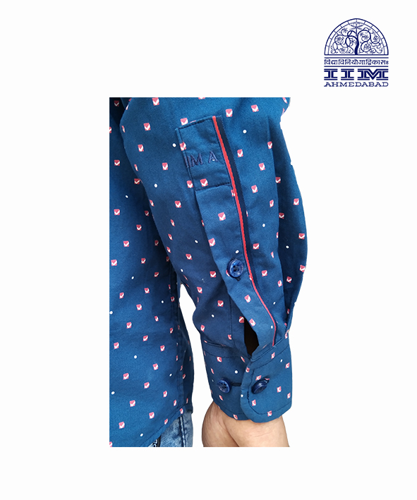 Komfort Premium Cotton Blue with Red