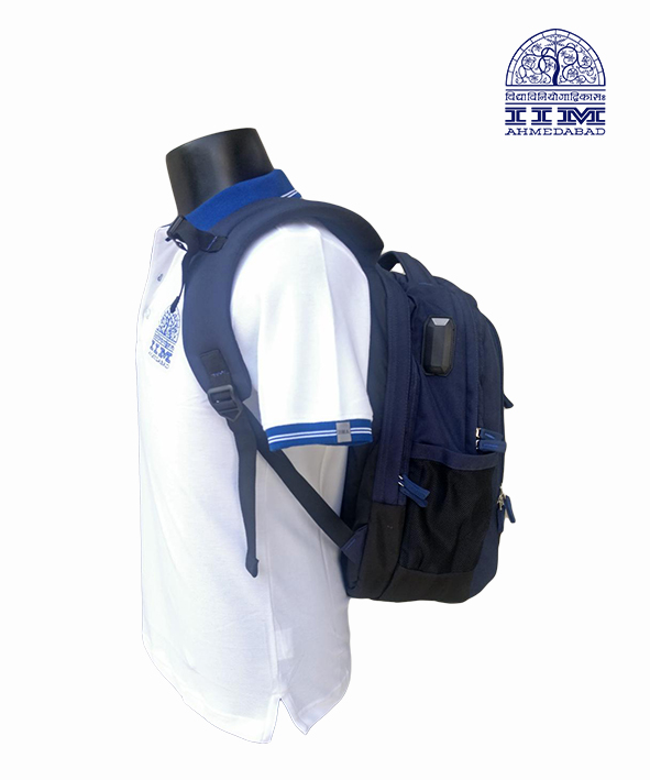 Backpack Large Black Navy