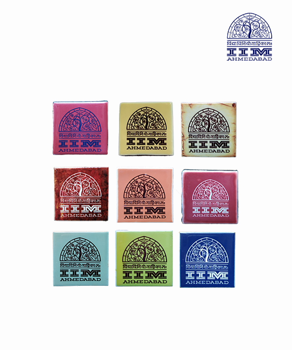 Fridge Magnet Ceramic Square Small