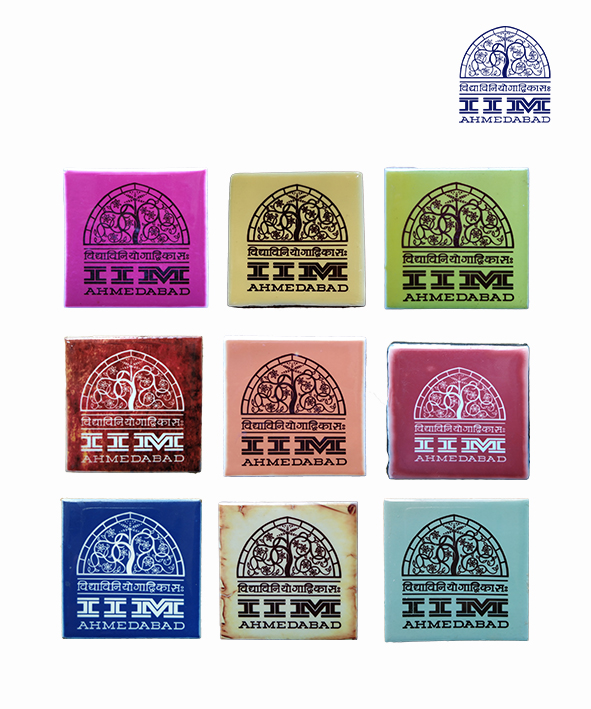 Fridge Magnet Ceramic Square Big