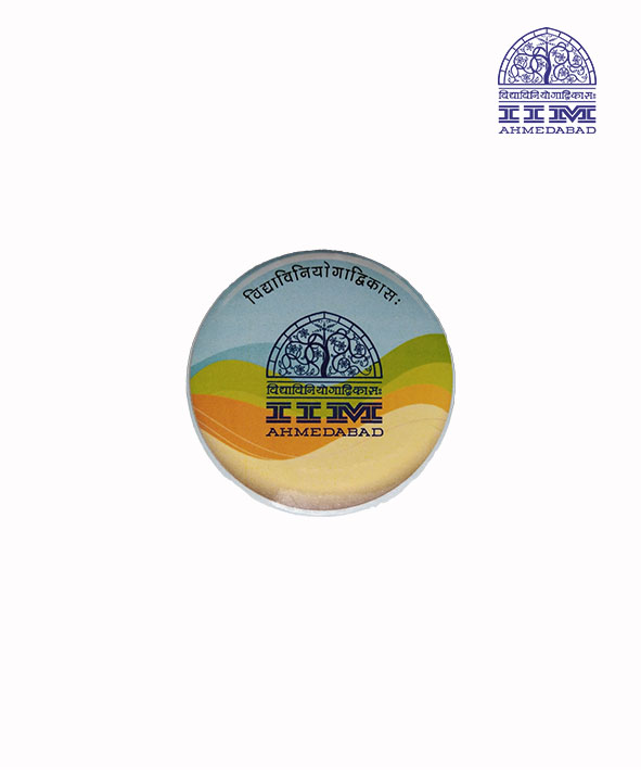 Button Badge Logo on Waves