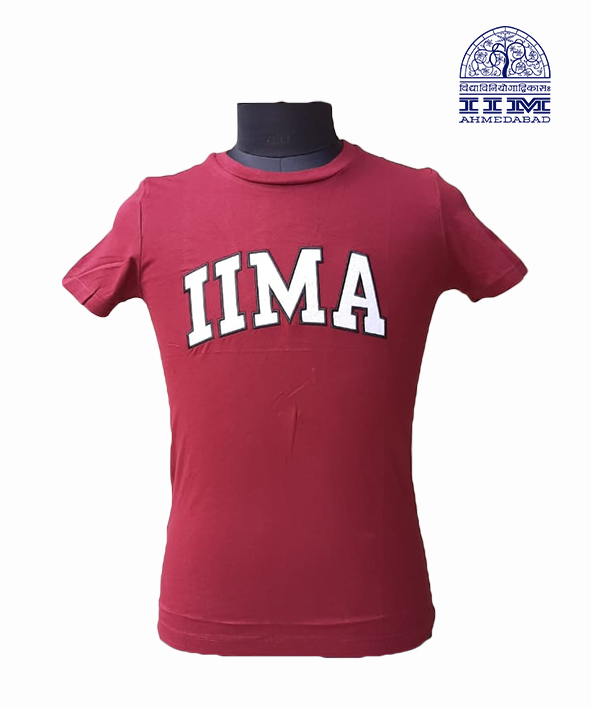 Round neck maroon with IIMA